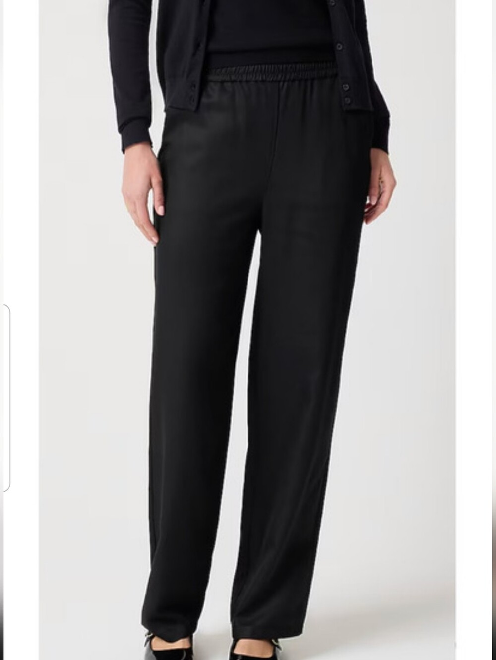 J Crew Pull On Tencil Wide Leg Pants Size 10T NWT